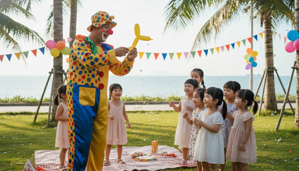 Dịch Vụ Chú Hề Vặn Bóng Tại Vũng Tàu. Ảnh 1